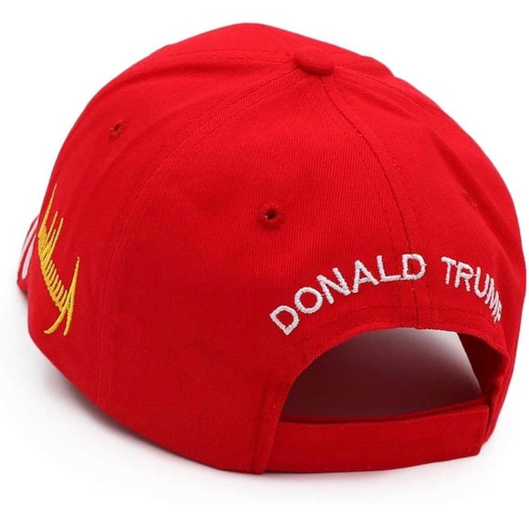 TRUMP Hat 2024 / Keep America Great / Embroidered Baseball Cap Red / Trump - Picture 2 of 2